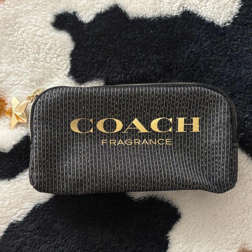 Coach Black and Gold Fragrance Pouch